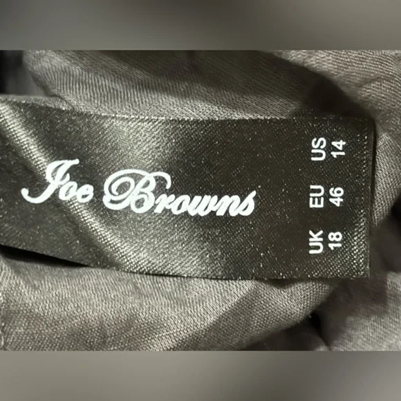 Joe Browns Asymmetrical Skirt Blacks Greys Sz 14 - Picture 8 of 9